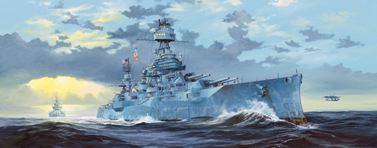 Model Trumpeter 05340 pancernik USS Texas BB-35