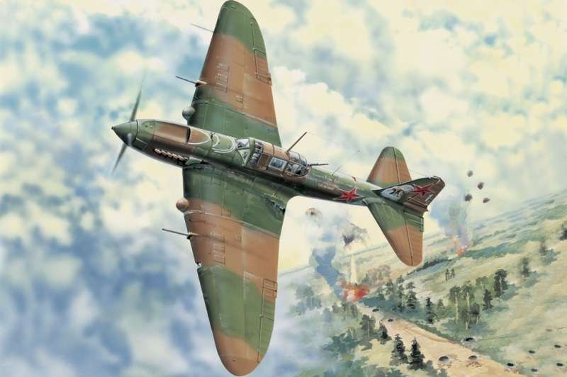 Radziecki samolot szturmowy Il-2 Sturmovik w skali 1:32, model do sklejania Hobby Boss 83204-image_Hobby Boss_83204_1