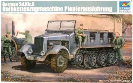 Plastikowy model do sklejania Sdkfz 6 w skali 1/35. MOdel Trumpeter 05530.-image_Trumpeter_05530_1