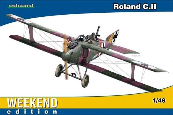 Model do sklejania niemieckiego dwupłatowca LFG Roland C.II w skali 1:48, model Eduard 8445.-image_Eduard_8445_1