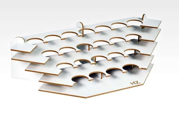 Modelarski narożny stojak na farby do średnicy 36mm x 22szt, Hobby Zone S1Nb-image_Hobby Zone_S1Nb_1