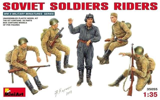 Model Soviet Solider Riders MiniArt 35055 ma_35055_image_1-image_MiniArt_35055_1