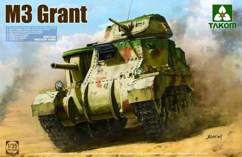 model_do_sklejania_takom_2086_tank_m3_grant_image_1-image_Takom_2086_1