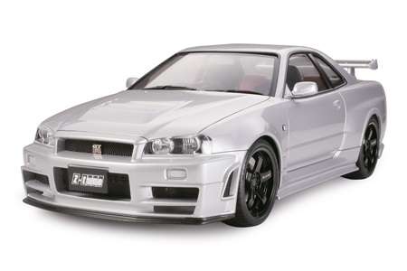 Japoński samochód Nismo R34 GT-R Z-tune, plastikowy model do sklejania Tamiya 24282 w skali 1:24-image_Tamiya_24282_1