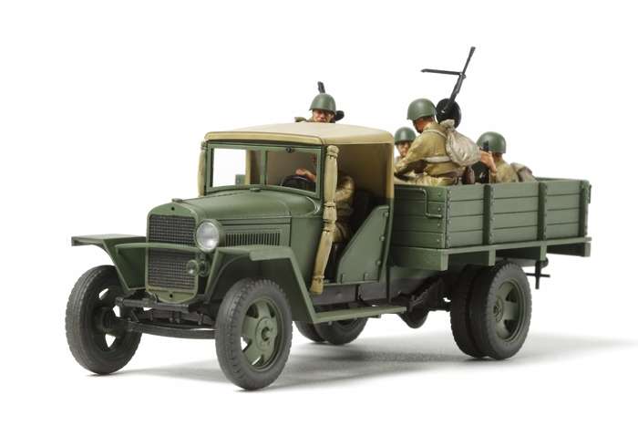 Radziecka ciężarówka wojskowa model 1941, plastikowy model do sklejania Tamiya 32577 w skali 1:48-image_Tamiya_32577_1