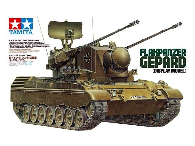 Niemieckie samobieżne działo przeciwlotnicze Gepard, plastikowy model do sklejania Tamiya 35099 w skali 1:35-image_Tamiya_35099_1