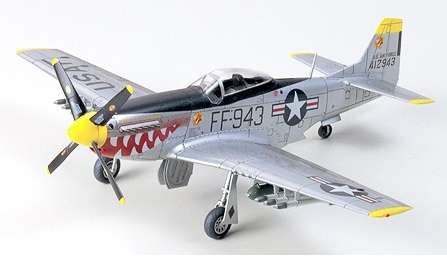 Amerykański myśliwiec North American F-51D Mustang (wojna w Korei), plastikowy model do sklejania Tamiya 60754 w skali 1:72.-image_Tamiya_60754_1