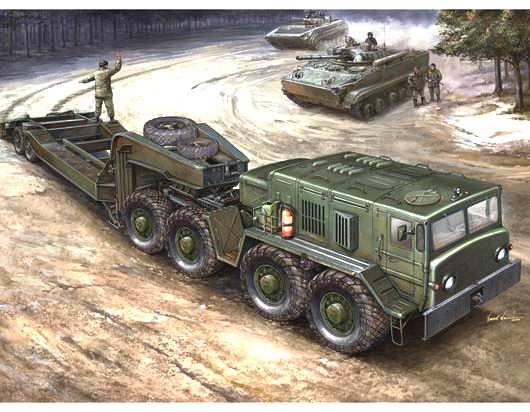 Trumpeter 00212 Soviet Tank Transporter Maz537G (late)