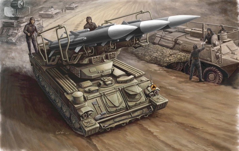 Trumpeter 00361 Russian SAM-6 antiaircraft missile 1/35