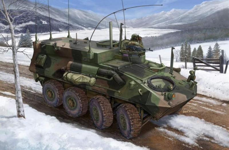 Trumpeter 00371 USMC LAV-C2 Light Armored Vehicle Command and Control