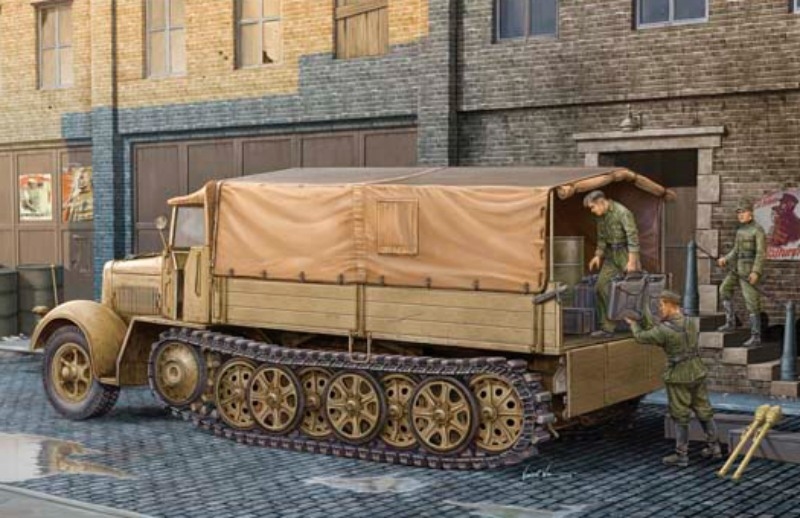 Trumpeter 01507 German Sd.Kfz.7 KM m 11 Mittlere Zugkraftwagen 8t (Late Version) 1/35