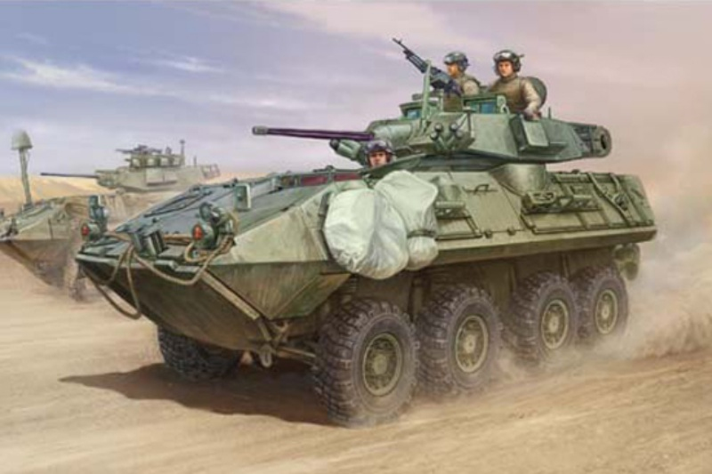 Trumpeter 01521 LAV-A2 8X8 wheeled armoured vehicle