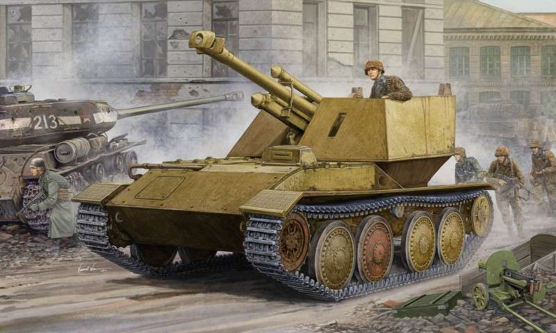 plastikowy-model-do-sklejania-waffentrager-105mm-lefh-18-sklep-modeledo-image_Trumpeter_01586_1