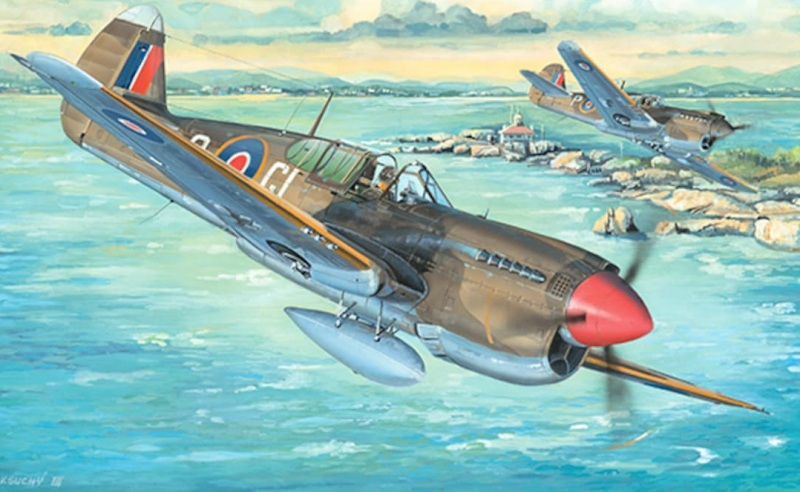 Model samolotu Kitty Hawk P-40M w skali 1-32, model Trumpetera 02211. -image_Trumpeter_02211_1