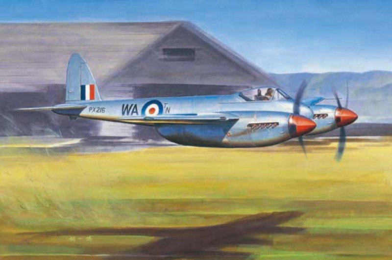 Trumpeter 02893 De Havilland Hornet F.1