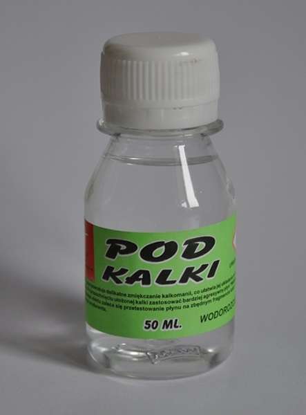 Płyn zmiękczający kalkomanię 