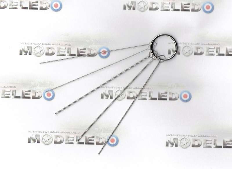 Zestaw drucianych wyciorów / pręcików do czyszczenia aerografu - HS-C6-image_HSPMC_HS-C6_1