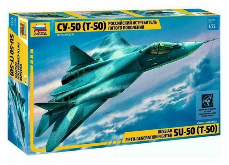 Zvezda 7275 Samolot Su-50 T-50 model 1-72