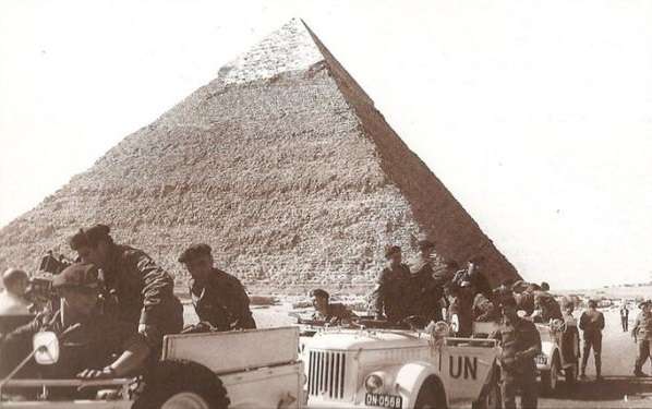 B - GAZ-69. Kontyngent Sił Pokojowych ONZ na Wzgórzach Golan. Giza, lata 70-te.