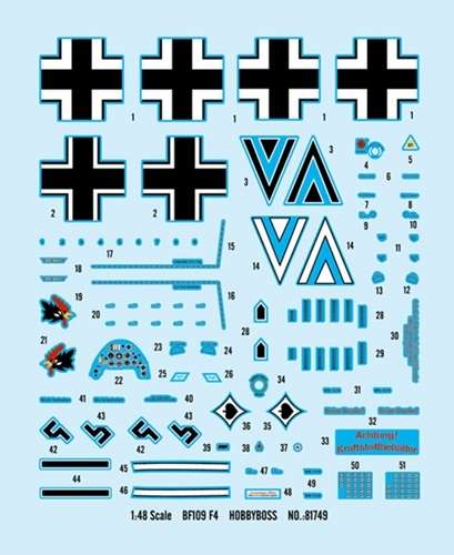 German fighter Messerschmitt Bf109f-4 oferta_sklepu_modelarskiego_modeledo_model_do_sklejania_hobby_boss_81749_image_2-image_Hobby Boss_81749_3