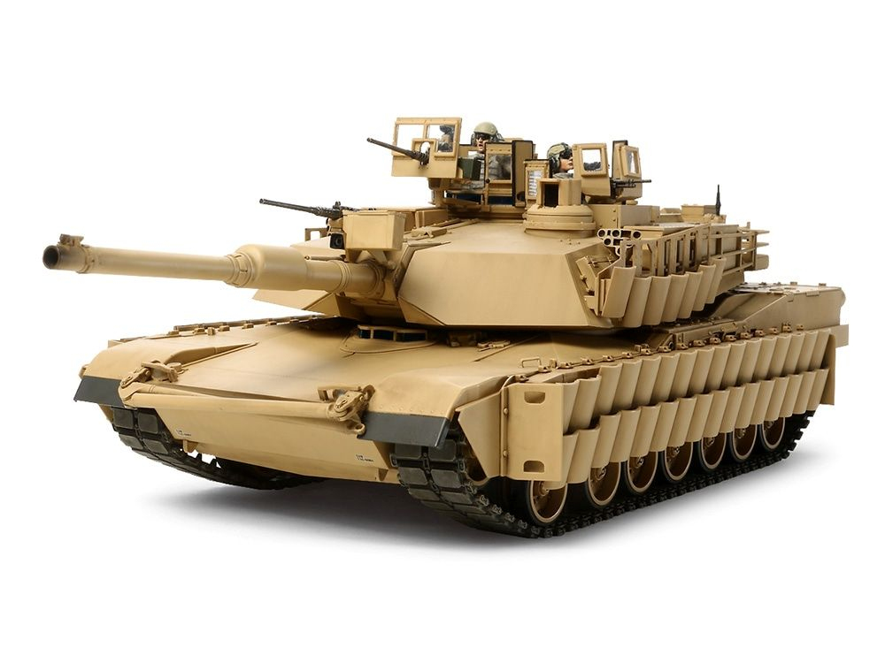 Amerykański czołg M1A2 Sep Abrams Tusk II, plastikowy model do sklejania Tamiya 35326 w skali 1:35-image_Tamiya_35326_1