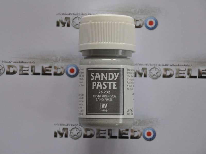 Masa modelarska Vallejo 26232 - Sandy Paste 30 ml-image_Vallejo_26232_1