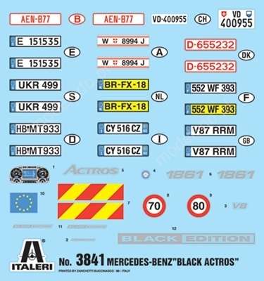 Ciężarówka Mercedes-Benz Actros do sklejania Italeri 3841 model_ita3841_image_2-image_Italeri_3841_4