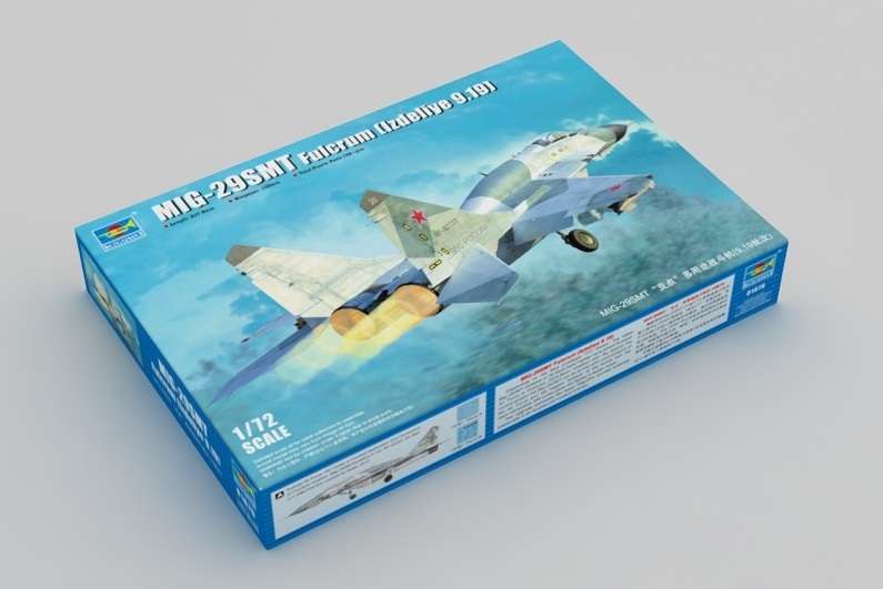 Rosyjski współczesny samolot wielozadaniowy MIG-29SMT (izdeliye 9.19), plastikowy model do sklejania Trumpeter 01676 w skali 1:72.-image_Trumpeter_01676_3