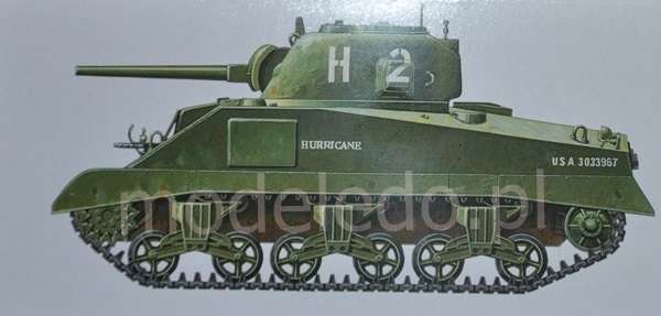 Tamiya 35190 w skali 1:35 - model U.S. Medium Tank M4 Sherman (Early Production) do sklejania - image d-image_Tamiya_35190_4