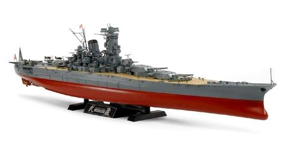 Japoński pancernik Musashi, plastikowy model Tamiya 78031 do sklejania w skali 1/350.-image_Tamiya_78031_1