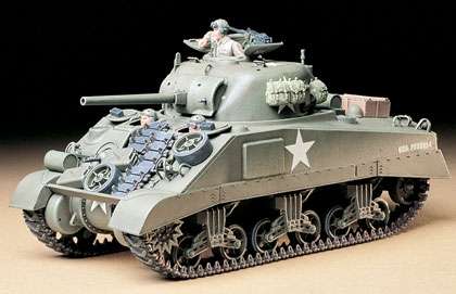 Tamiya 35190 w skali 1:35 - model U.S. Medium Tank M4 Sherman (Early Production) do sklejania - image a-image_Tamiya_35190_3