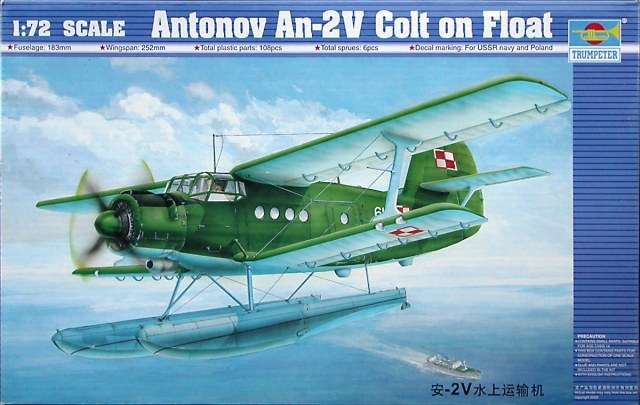 Dwupłatowiec Antonov An-2V Colt, plastikowy model do sklejania Trumpeter 01606 w skali 1:72-image_Trumpeter_01606_1