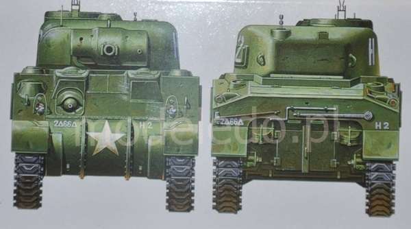 Tamiya 35190 w skali 1:35 - model U.S. Medium Tank M4 Sherman (Early Production) do sklejania - image e-image_Tamiya_35190_4